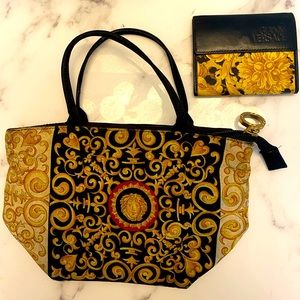 Versace bag and wallet set